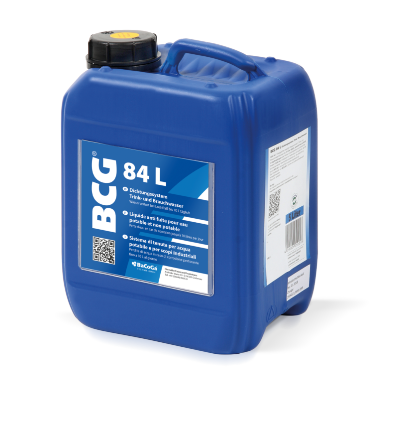 Těsnící přípravek do potrubí pitné vody BCG 84 L
